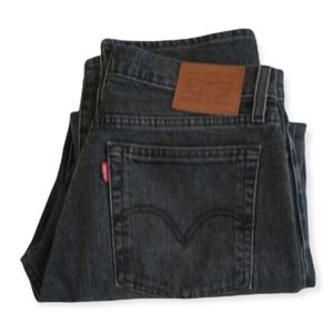 Levi's Black Straight Leg Jeans